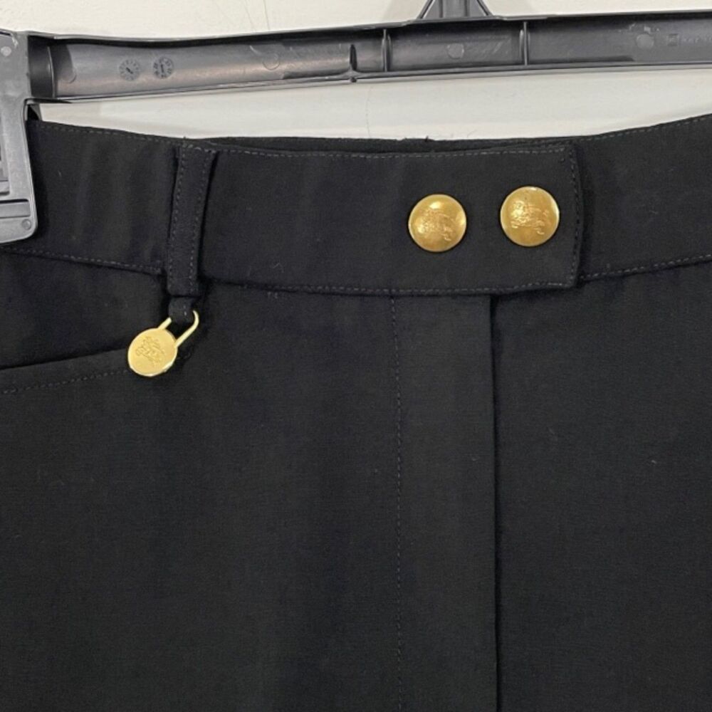 Burberry Vintage Riding‎ Pants Breeches Black Size 12 Women's - Picture 7 of 9
